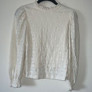 Zara Ivory long sleeve